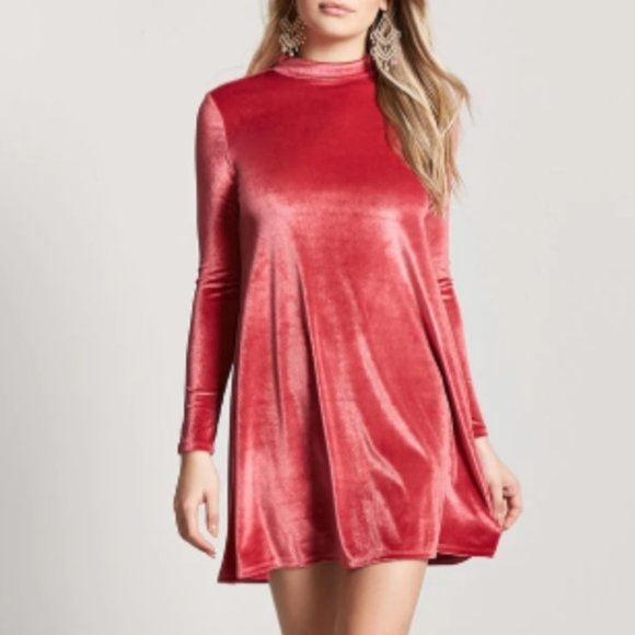 forever 21 high neck dress